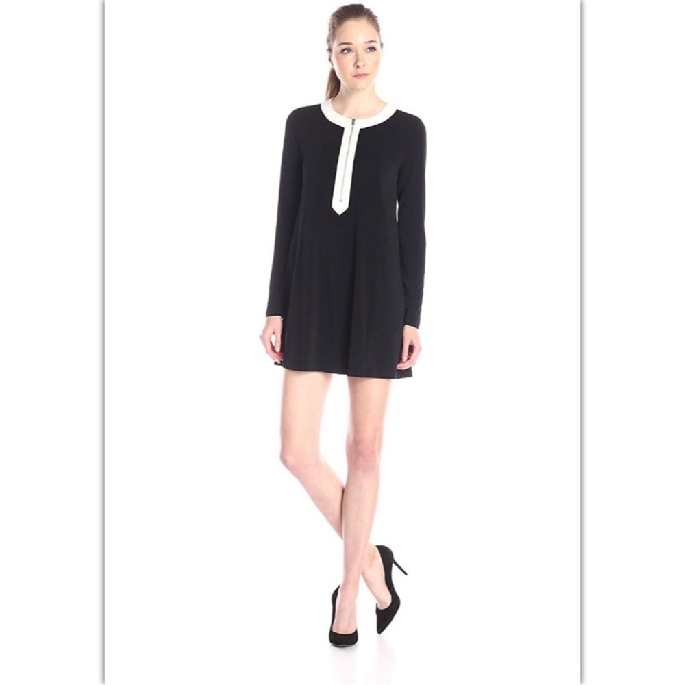 BCBGENERATION Long Sleeve Black Dress
